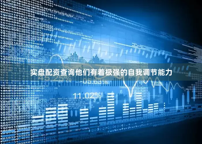 实盘配资查询他们有着极强的自我调节能力